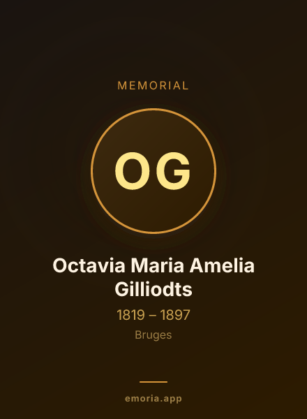 Memorial portrait of Octavia Maria Amelia Gilliodts