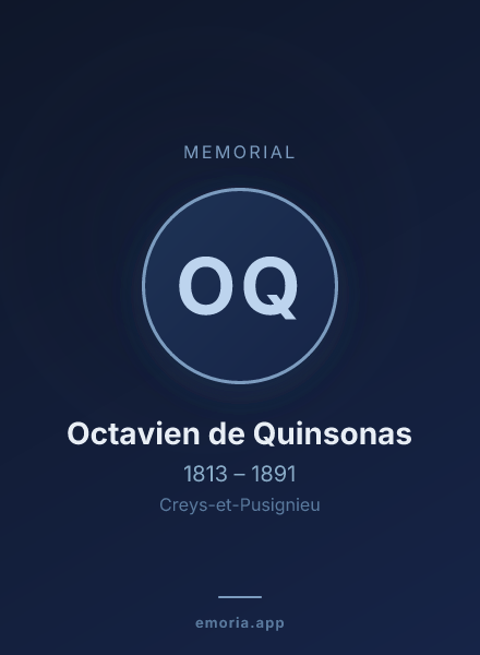 Memorial portrait of Octavien de Quinsonas