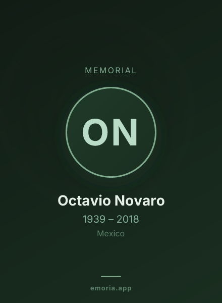 Memorial portrait of Octavio Novaro