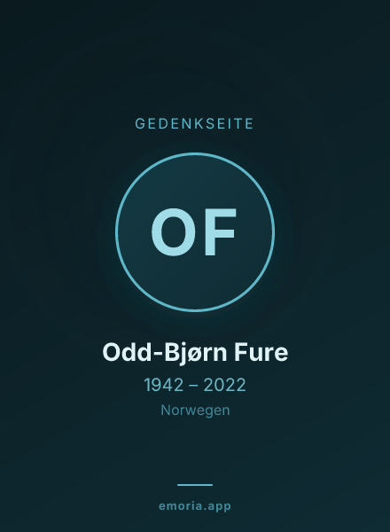 Gedenkportrait von Odd-Bjørn Fure