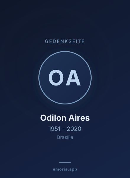 Gedenkportrait von Odilon Aires