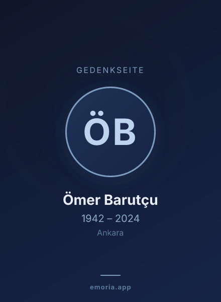 Gedenkportrait von Ömer Barutçu