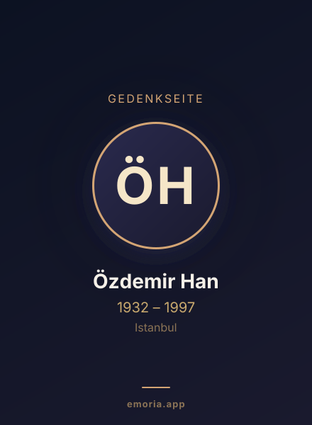 Gedenkportrait von Özdemir Han