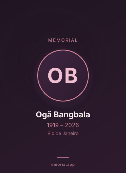 Memorial portrait of Ogã Bangbala
