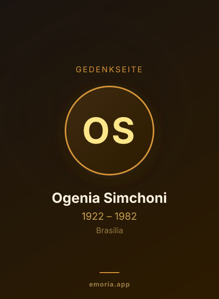 Gedenkportrait von Ogenia Simchoni