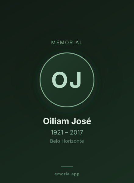 Memorial portrait of Oiliam José
