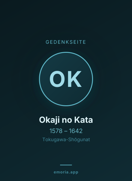 Gedenkportrait von Okaji no Kata