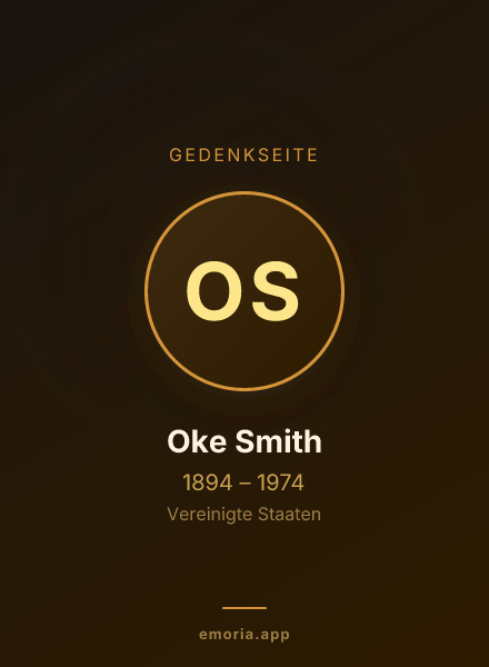 Gedenkportrait von Oke Smith