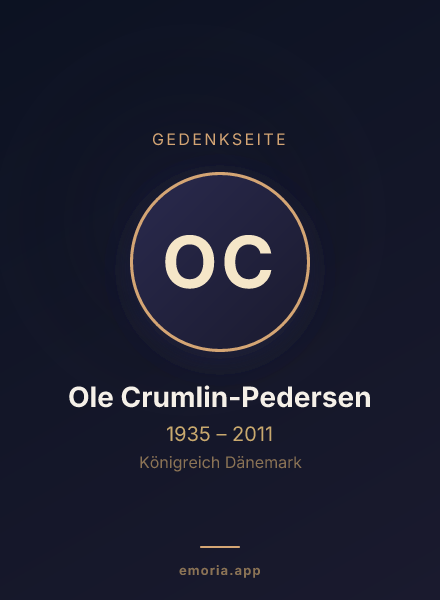Gedenkportrait von Ole Crumlin-Pedersen