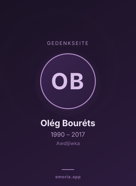 Gedenkportrait von Olég Bouréts