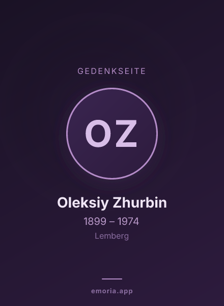 Gedenkportrait von Oleksiy Zhurbin