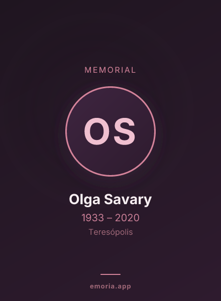 Memorial portrait of Olga Savary