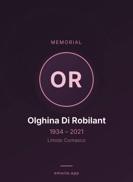 Memorial portrait of Olghina Di Robilant