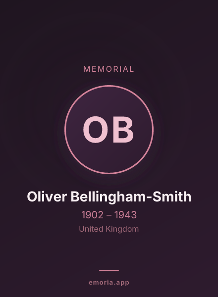 Memorial portrait of Oliver Bellingham-Smith