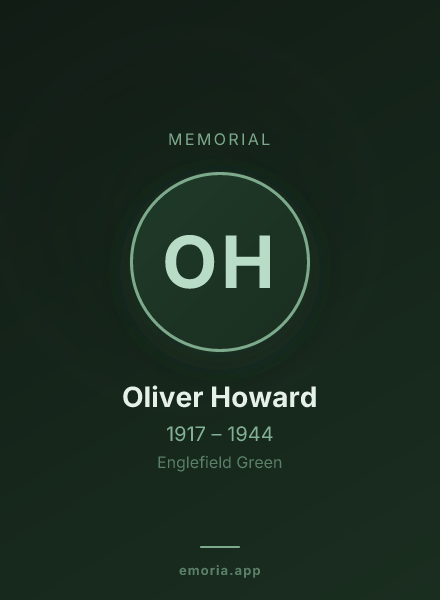 Memorial portrait of Oliver Howard