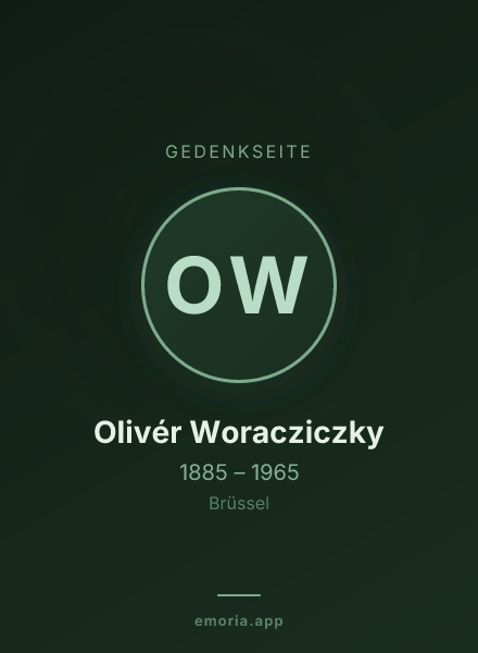 Gedenkportrait von Olivér Woracziczky