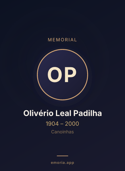 Memorial portrait of Olivério Leal Padilha