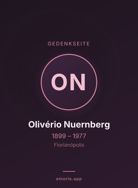 Gedenkportrait von Olivério Nuernberg