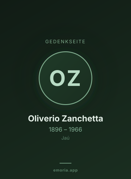 Gedenkportrait von Oliverio Zanchetta