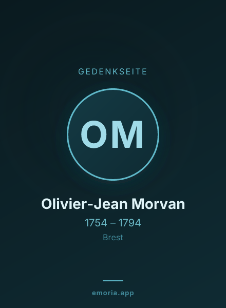 Gedenkportrait von Olivier-Jean Morvan