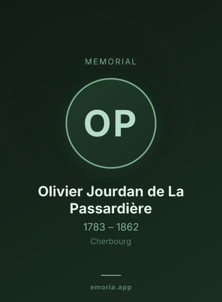 Memorial portrait of Olivier Jourdan de La Passardière