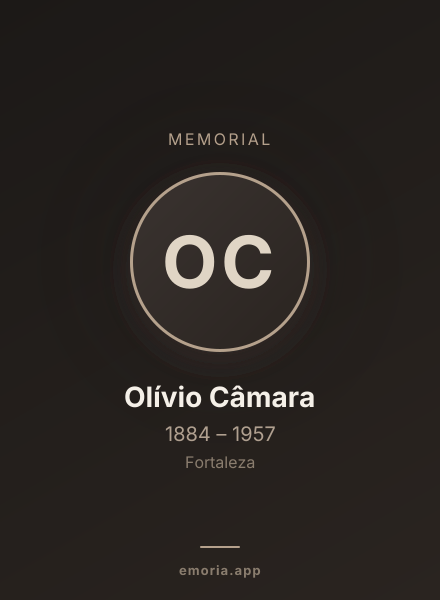 Memorial portrait of Olívio Câmara
