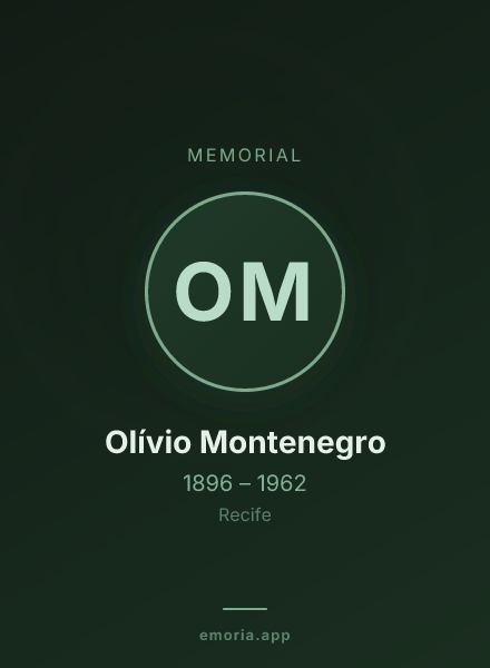Memorial portrait of Olívio Montenegro