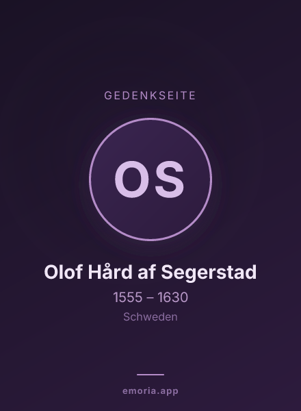 Gedenkportrait von Olof Hård af Segerstad