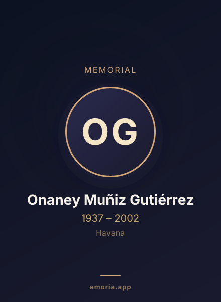 Memorial portrait of Onaney Muñiz Gutiérrez