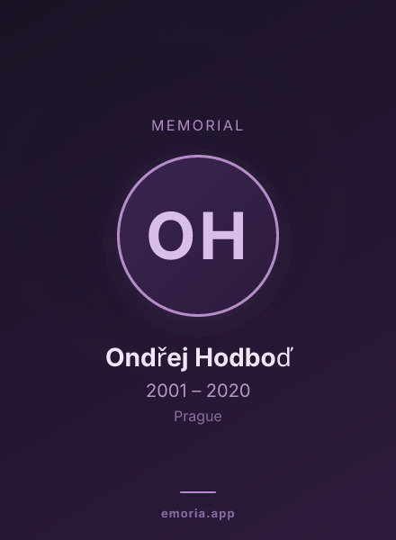 Memorial portrait of Ondřej Hodboď
