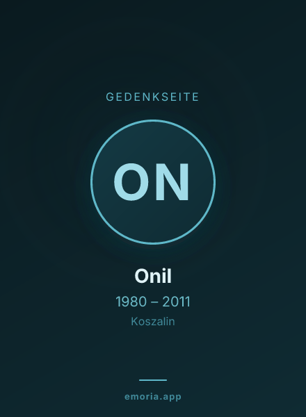 Gedenkportrait von Onil
