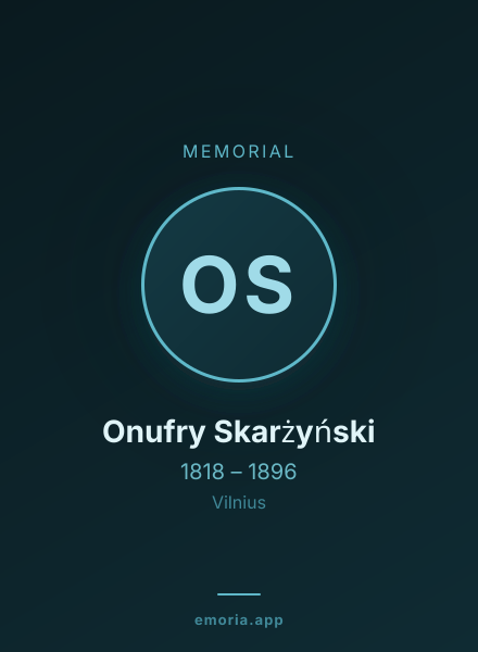 Memorial portrait of Onufry Skarżyński