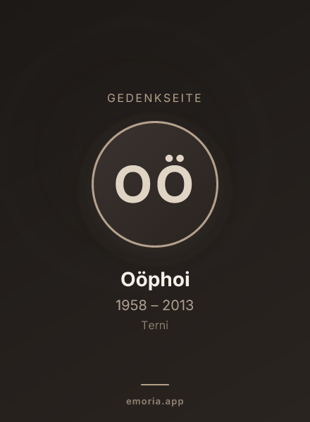 Gedenkportrait von Oöphoi