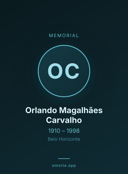 Memorial portrait of Orlando Magalhães Carvalho