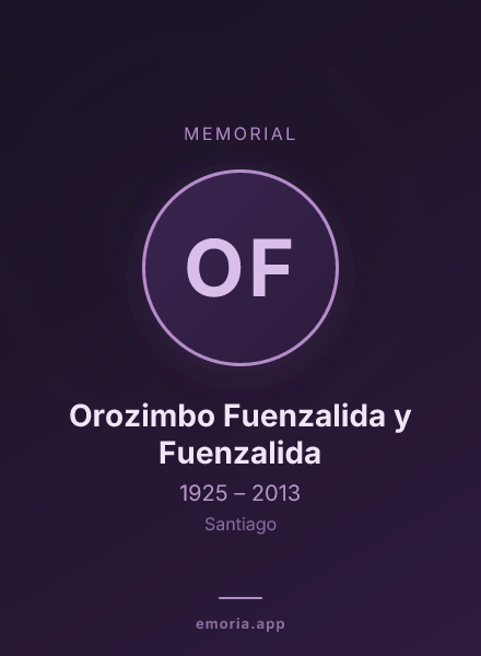 Memorial portrait of Orozimbo Fuenzalida y Fuenzalida