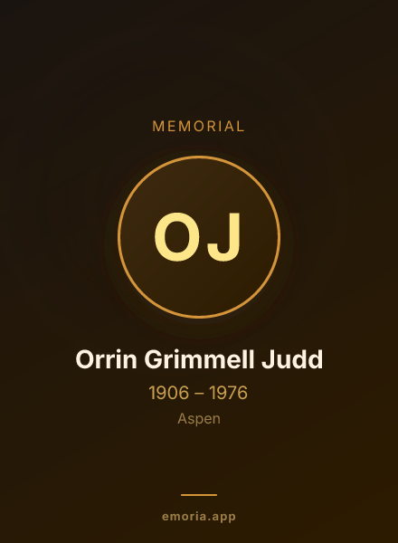 Memorial portrait of Orrin Grimmell Judd