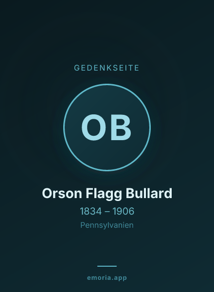 Gedenkportrait von Orson Flagg Bullard