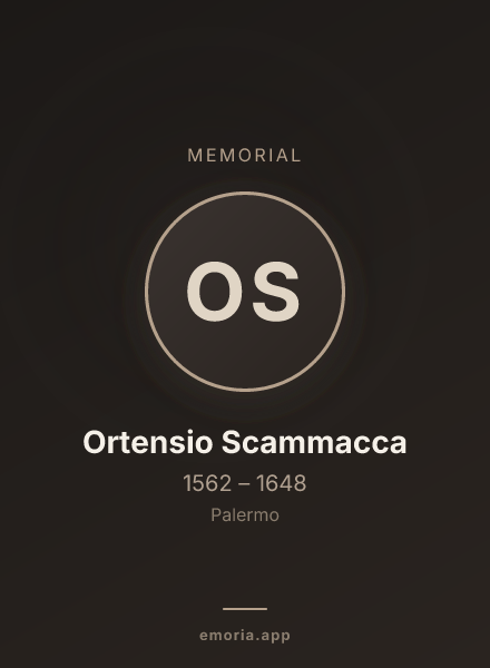 Memorial portrait of Ortensio Scammacca