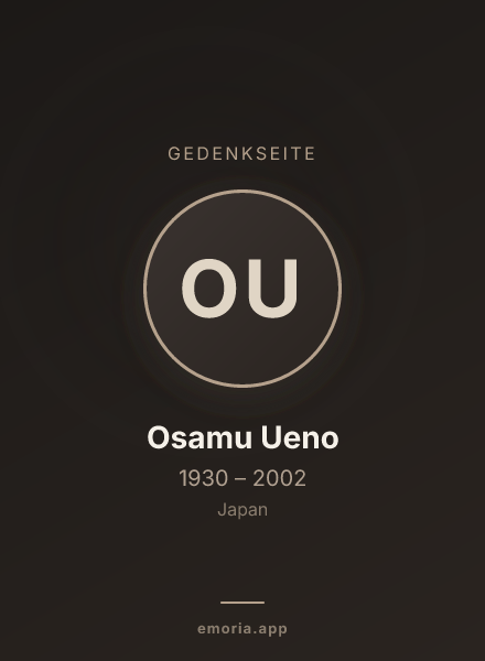 Gedenkportrait von Osamu Ueno