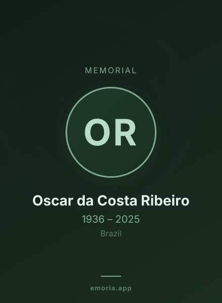 Memorial portrait of Oscar da Costa Ribeiro