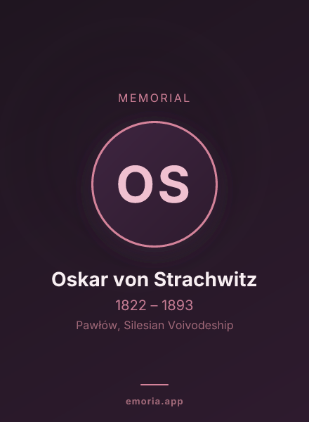 Memorial portrait of Oskar von Strachwitz