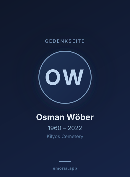 Gedenkportrait von Osman Wöber