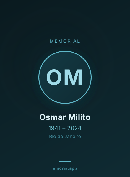 Memorial portrait of Osmar Milito