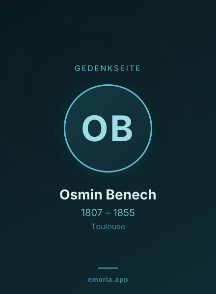 Gedenkportrait von Osmin Benech