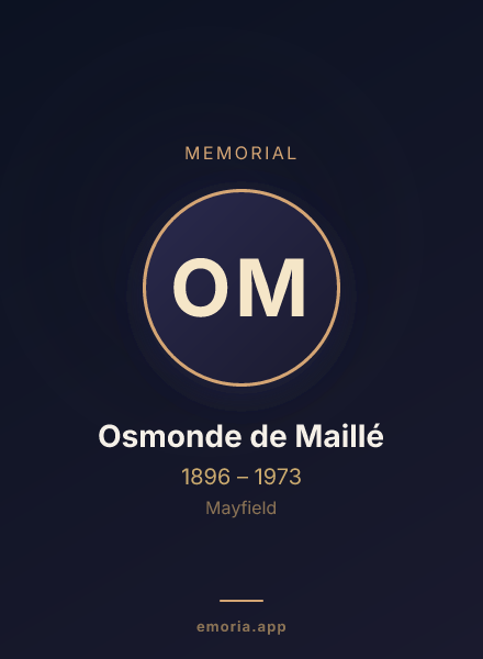 Memorial portrait of Osmonde de Maillé