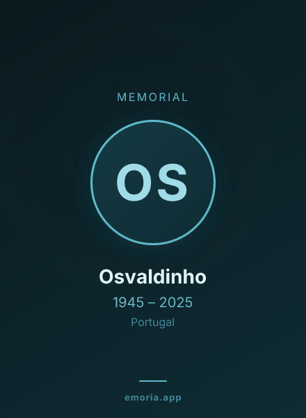 Memorial portrait of Osvaldinho