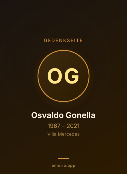 Gedenkportrait von Osvaldo Gonella