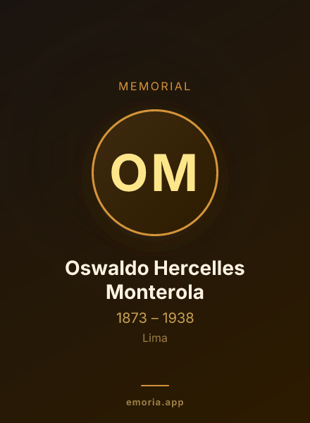 Memorial portrait of Oswaldo Hercelles Monterola