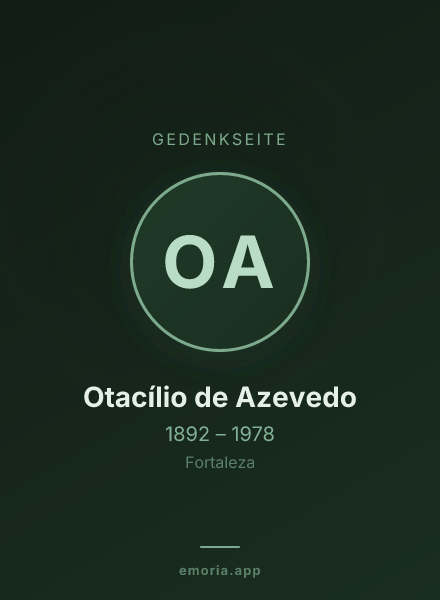 Gedenkportrait von Otacílio de Azevedo