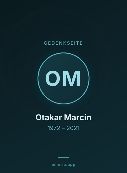 Gedenkportrait von Otakar Marcin